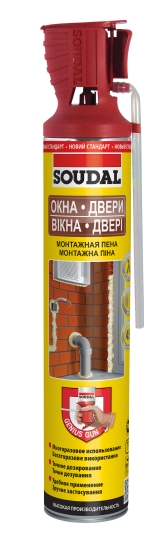 Монтажная пена с аппликатором Genius Gun